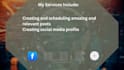 manage and grow your social media accounts professionally