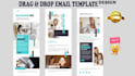 build editable online drag and drop email template