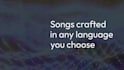 create ai song custom in any language