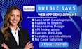 develop bubble io saas mvp, custom web app and no code platform