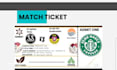 design professional event ticket, VIP pass, or concert ticket