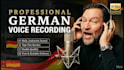record a professional german voicemail or phone greeting