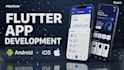 develop a flutter app for android, ios, firebase and rest API