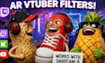 create 3d ar filter burnt peanut for lens studio streaming and snap camera