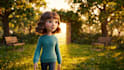 create 3d pixar style cartoon storytelling animation