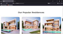 develop a modern responsive frontend website