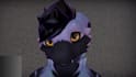 custom 3d furry vrchat avatar with full body tracking pc quest compatible model