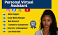 personal executive virtual assistant social media manager administrative adhd VA