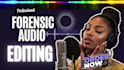 do forensic audio cleaning, restoration, enhancement, repair, remove noise, echo