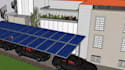 create a professional 3d solar pv layout and design using sketchup