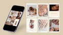 design posts and stories for nail salons
