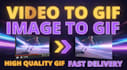 convert video or image to a high quality animated GIF
