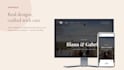 create a beautiful wedding website for your special day