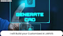 create a futuristic jarvis ai interface for your project