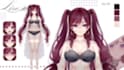 create professional 2d vtuber model, live2d rigging, custom vtuber design