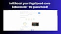 do page speed optimization and achieve 90 pagespeed score