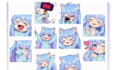 draw custom twitch emotes, chibi emotes, animated sub badges for vtuber streamer