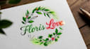 design botanical hand drawn logo