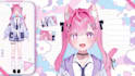 design and rig live2d vtuber model, 2d vtuber rigging, live2d anime style