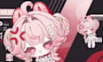 design rig custom live2d chibi vtuber model cute expressions streaming