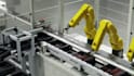 create industrial automation and robotic manufacturing 3d animation
