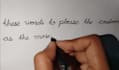 write anything in neat and beautiful cursive handwriting