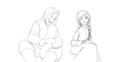 flipbook animation, 2d frame by frame animation, 2d traditional line art video