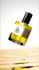 create a luxury perfume bottle and packaging visualization