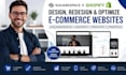 design redesign optimize squarespace shopify printify ecommerce website