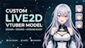 design and rig live2d vtuber model for vtube studio