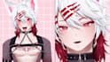 create a custom 2d vtuber model, live2d rigging vtuber showcase, live2d model