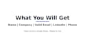 do web research, lead generation and find valid emails