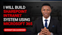 build sharepoint intranet website, redesign ms365 sharepoint intranet portal