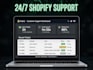 be your 24 7 shopify zendesk gorgias live chat customer support VA