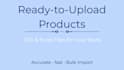 upload bulk products via CSV to shopify or woocommerce