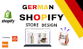 design a responsive germany shopify pet supplies dropshipping store