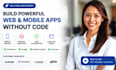 build no code app, flutterflow mvp mobile app developer, adalo, glide, bubble io