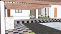design modern house floor plan and architectural concept