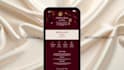beautiful modern wedding website and save the date with live countdown