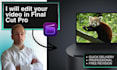 edit your short or long form youtube video in final cut pro