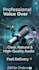 record a clear and natural voice message