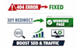 do 301 redirects fix 404 errors and broken links
