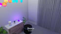 design a professional 3d minimalist style room with a clean aesthetic