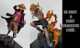 3d print hand painting  and ship 3d character miniature model anime figure model