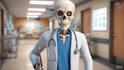 create ai 3d skeleton style video ai skeleton doctor style animation