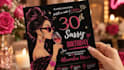 design a personalized birthday invitation