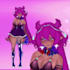 do live 2d vtuber model vtuber character  live2d rigging pet live2d  anime vroid