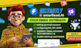 set up cold email marketing system using instantly or smartlead