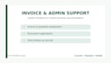 provide accurate data entry invoicing administrative support