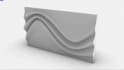 design 3d parametric, 3d walls for digital fabrication  rhino 3d, grasshopper